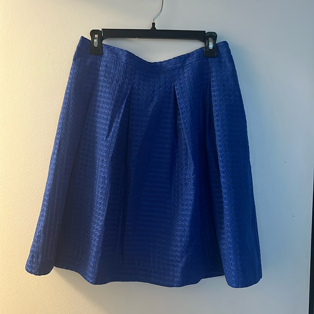 Mario Serrani Italy designer skirt blue mini size 10